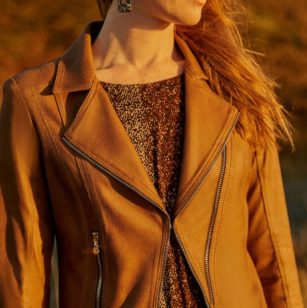 New Faux Leather Jacket